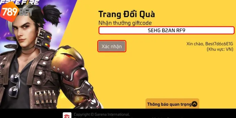 Sức hấp dẫn khi dùng mã code Free Fire